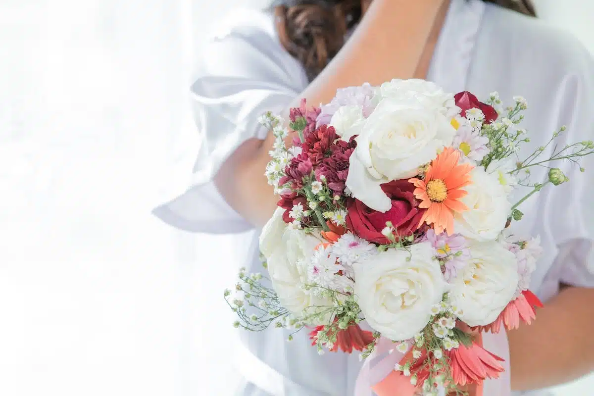 mariée bouquet