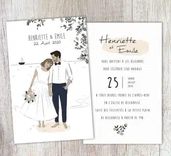 Comment faire une invitation de mariage classique et simple