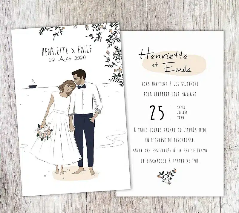 Comment faire une invitation de mariage classique et simple